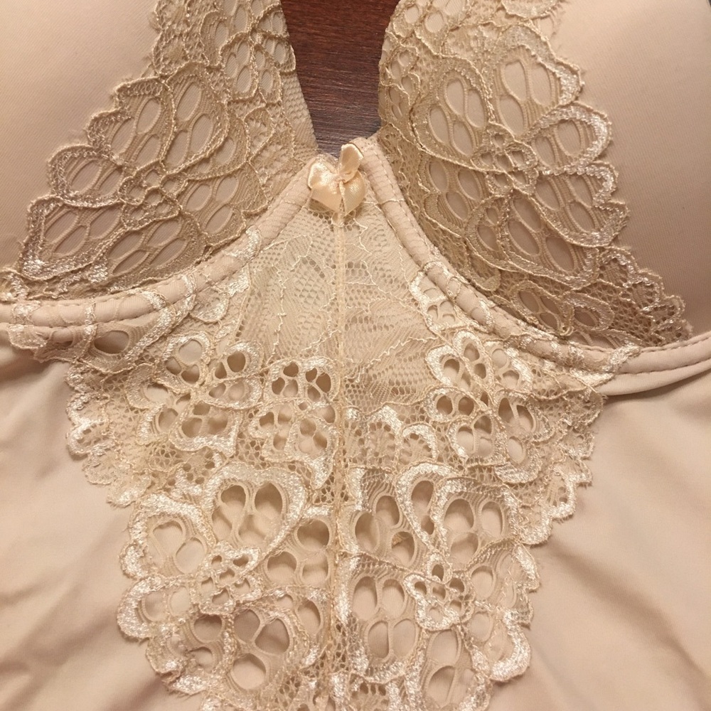 Elegant Lace Body Shaper- Medium Beige/Nude Color